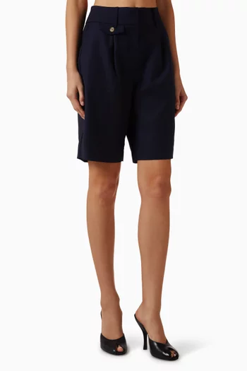 Arlo Pleated Suit Shorts