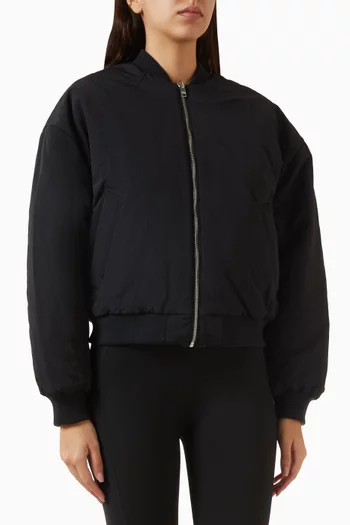 Reversible Oversized Bomber Jacket