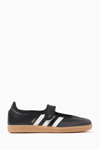 Samba Jane Ballerina Sneakers in Leather
