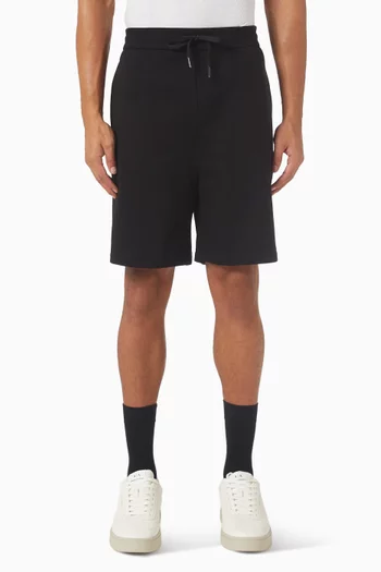 Tonal Logo Shorts in Cotton