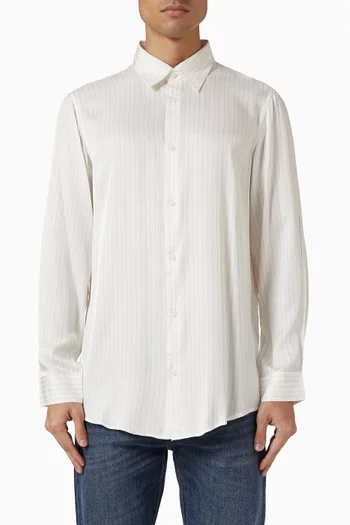 Slim-fit Shirt in Viscose