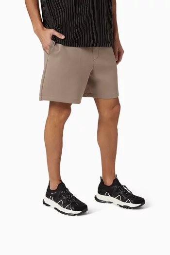 Crash Logo Sneakers in Faux Leather