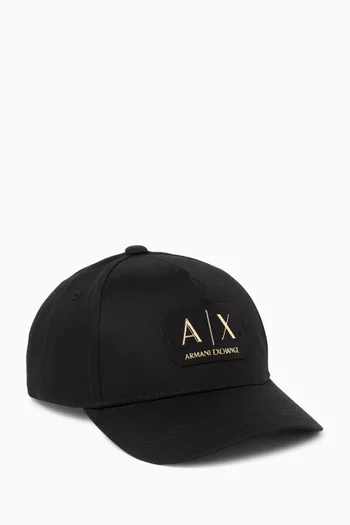 AX Logo Cap in Cotton