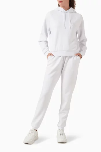 Glitter Logo Hoodie in Viscose-blend