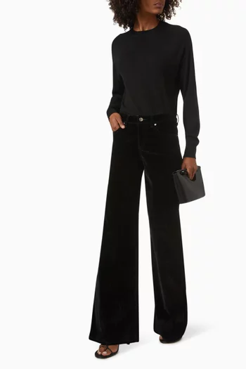 سترة بفتحة رقبة مستديرة نسيج