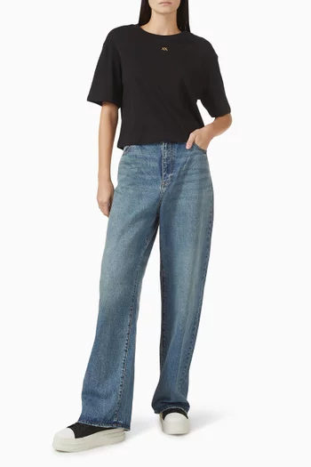 AX Logo Cropped T-shirt