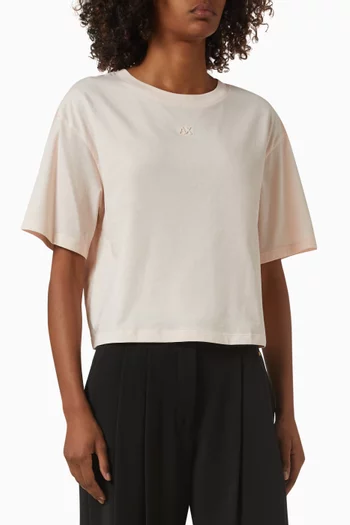 تي شيرت قصير بشعار AX