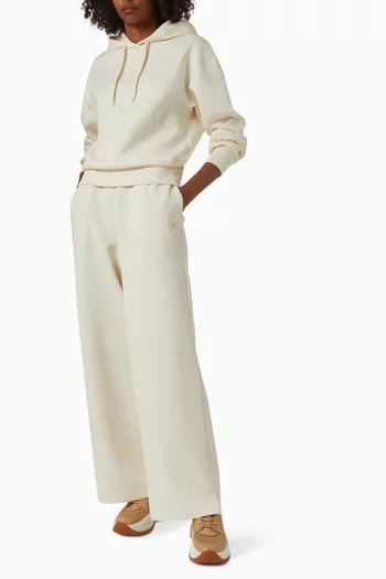 بنطال رياضي بشعار الماركة مزيج قطن