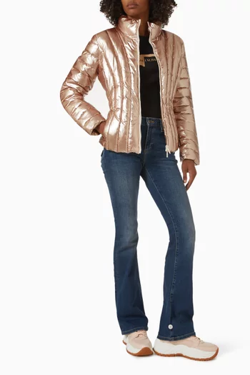 جاكيت منفوخ نايلون مبطن