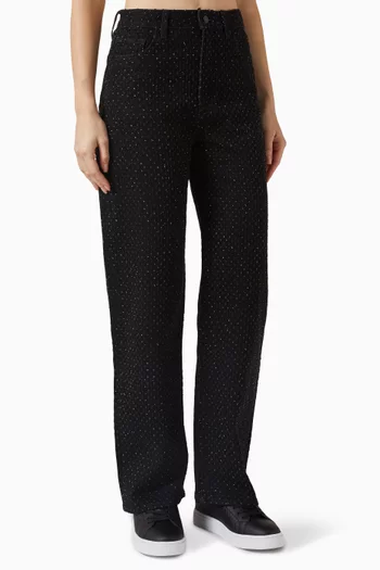 بنطال جينز دي جيرود ‏ بقصة فضفاضة دينم