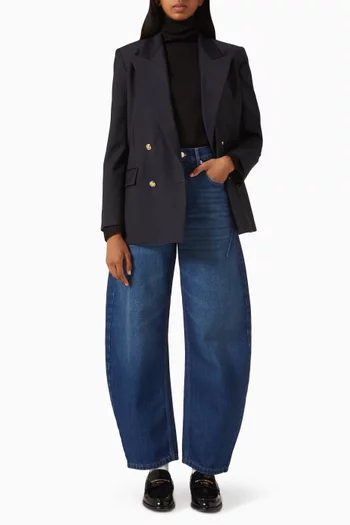 Parkublu Balloon-fit Jeans in Denim