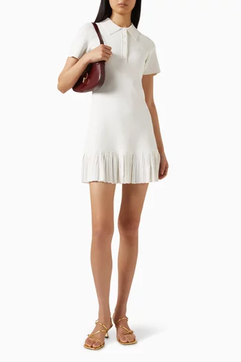 Buttoned Polo Mini Dress
