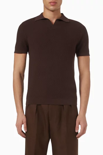 تي شيرت بولو بلون سادة