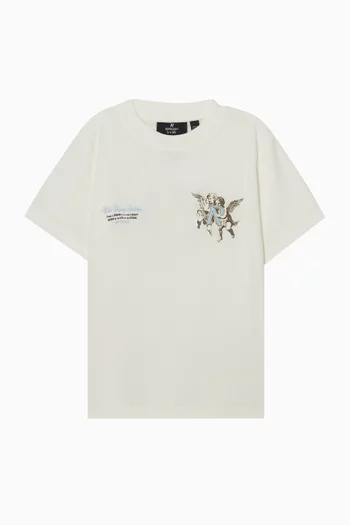 Mini Legacy Cherubs T-Shirt in Cotton