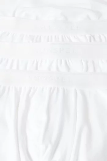 Trunks in Stretch Cotton, Set of 3