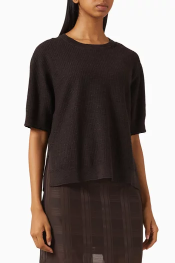 Crewneck Sweater in Cotton-wool