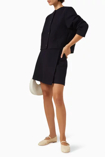 Mini Skirt in Wool-blend