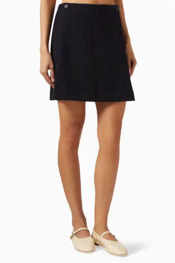 Mini Skirt in Wool-blend