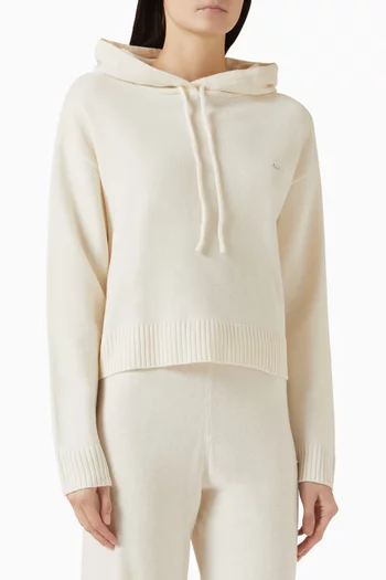 Knitted Hoodie in Merino Wool