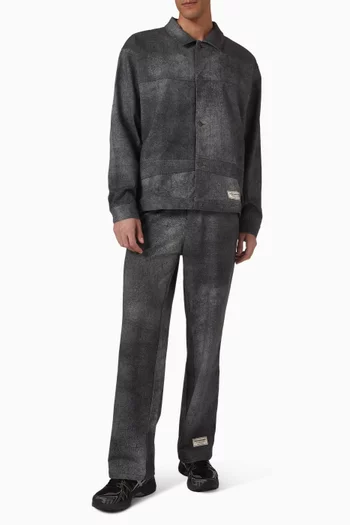 بنطال بقصة ساق عرض 31 بوصة دينم ناعم 