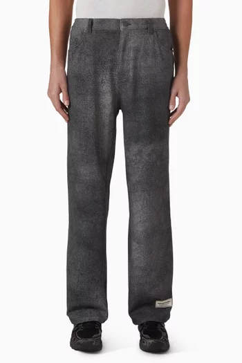 بنطال بقصة ساق عرض 31 بوصة دينم ناعم 