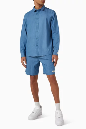 شورت 8 بوصة نسيج قطن عضوي