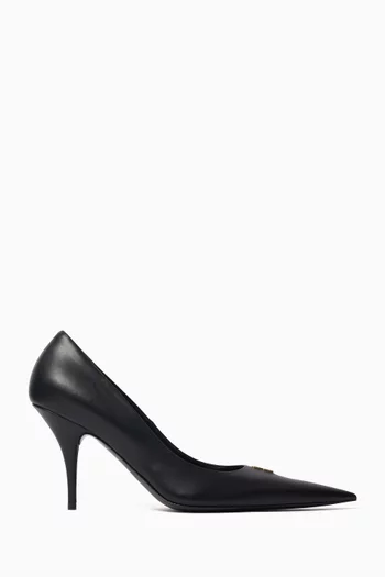 Avenue Editor 90 Pumps in Satin