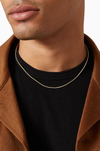 Wheat Chain in 14kt Gold-plated Silver