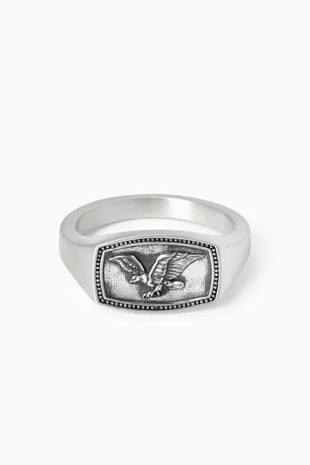 Eagle Ring in Sterling Silver