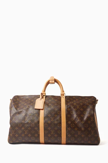 Keepall Bandoulière 55 Duffle Bag in Monogram Canvas