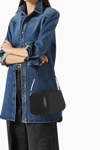 Demi Lune Pochette Bag in Epi Leather