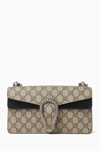 Unused Small Dionysus Shoulder Bag in GG Supreme Canvas