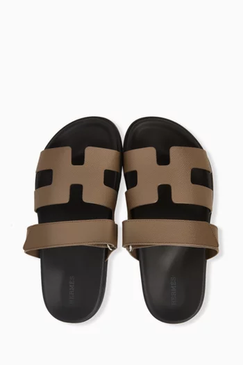 Unused Chypre Sandals in Epsom Leather, EU 38