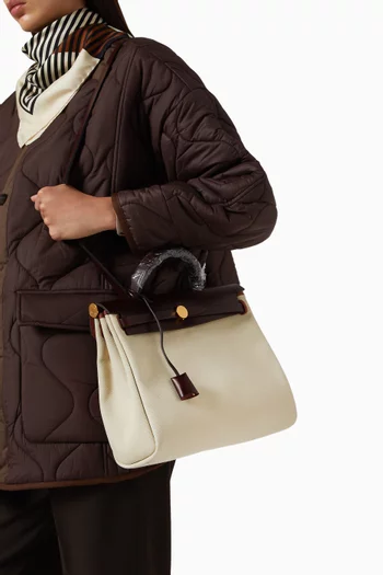 Herbag Zip 31 Bag in Toile Militaire Canvas