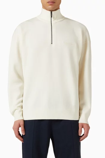 سترة بفتحة رقبة بسحّاب بوس × أستون مارتن