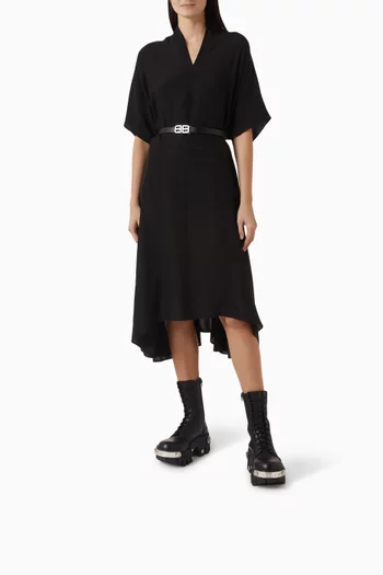 Bulldozer Lace-Up Platform Boots in Calfskin