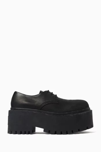 Strike 80 Platform Derby Shoes in Soft Bullskin