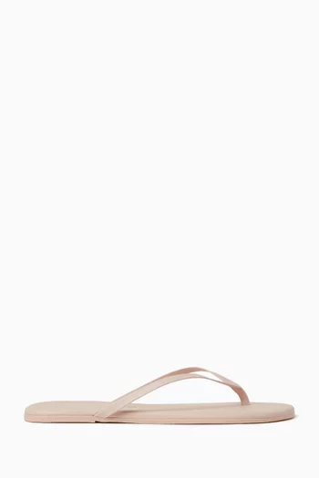 Solids Flip Flops in Leather