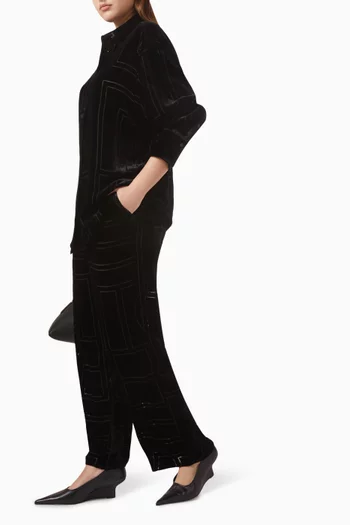 Monogram Devore Pyjama Pants