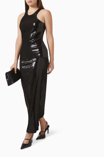 تنورة مطرزة بالترتر