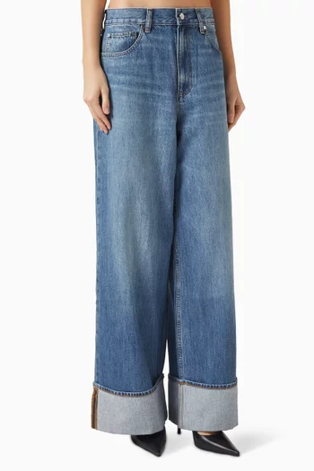 Low-rise Drop Jeans in Denim