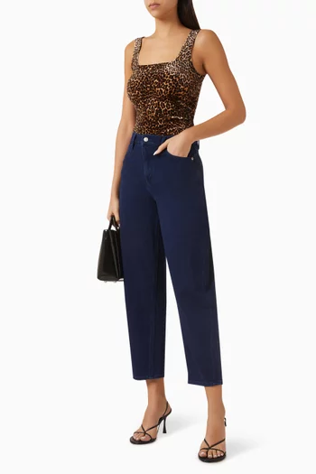 بنطال رياضي جينيوس بقصة ساق أسطوانية قطن تيري