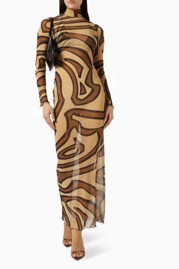 فستان لابيرينتو طويل تول