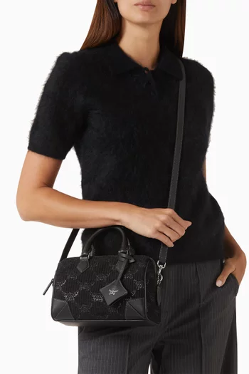 Small Ella Boston Bag in Lauretos Jacquard