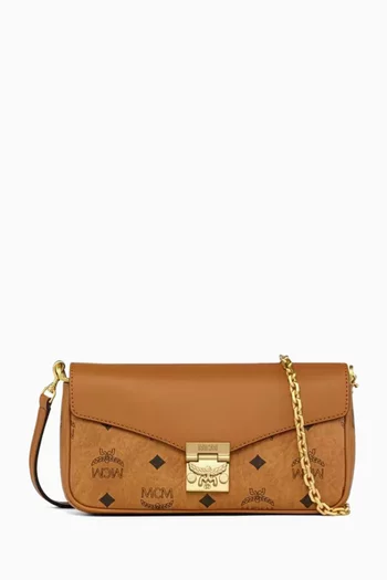 Mini Tracy Crossbody Bag in Visetos Leather
