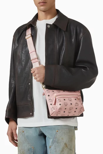 حقيبة كروس ارين صغيرة قنب بنقشة فيزيتوس