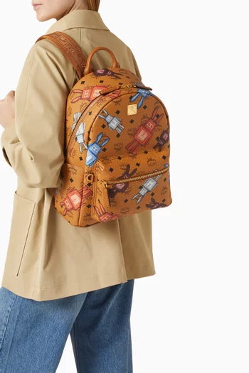 Medium Stark Backpack in Visetos Monogram Canvas