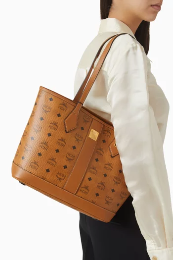 Small Liz Shopper Bag in Visetos Canvas