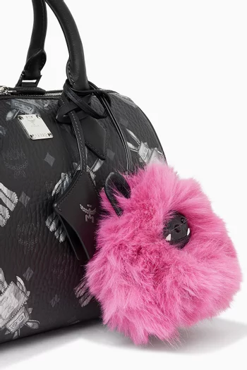 حلية ارين مارسدوج فرو صناعي بنقشة فيزيتوس