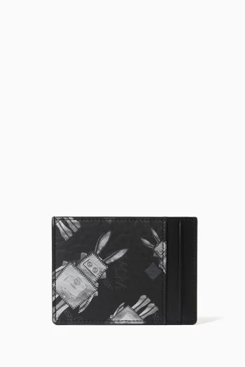 Aren Card Case in Visetos Canvas